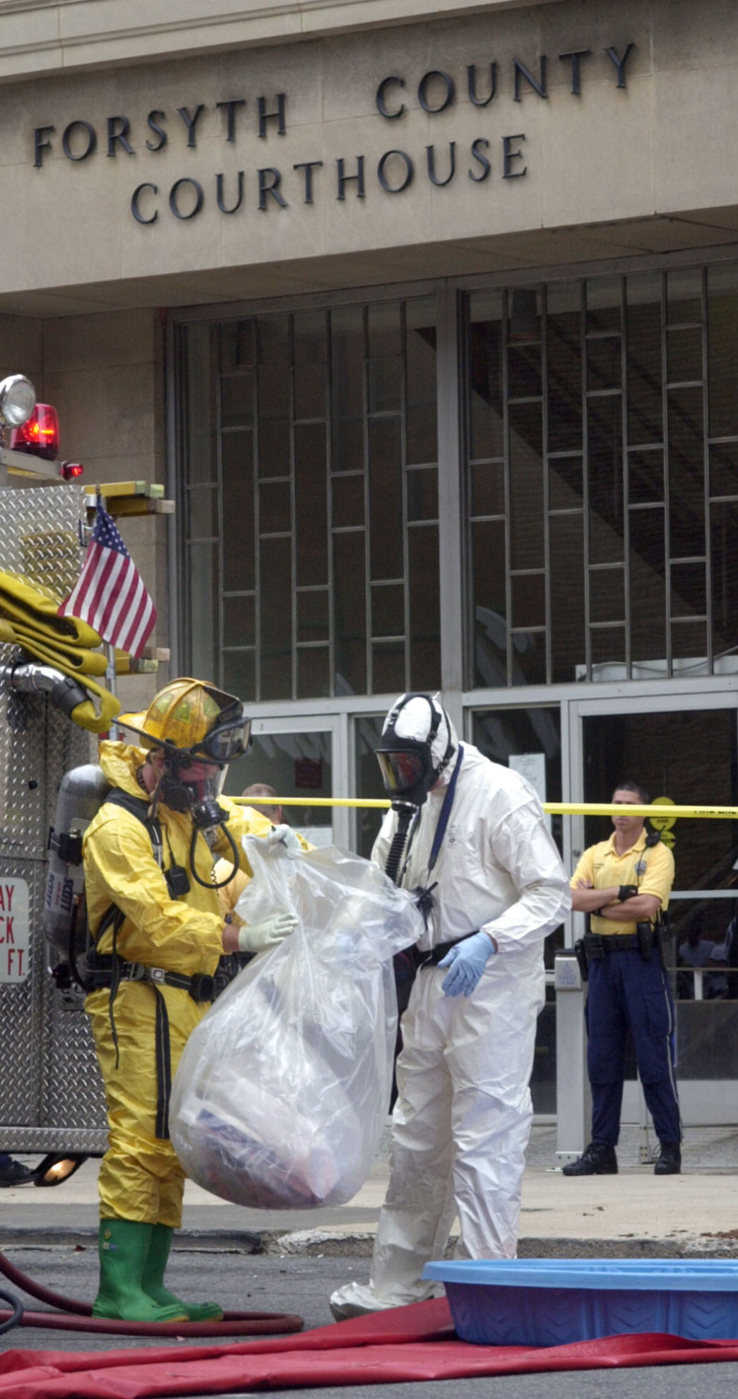 Anthrax scare at Forsyth County Courthouse